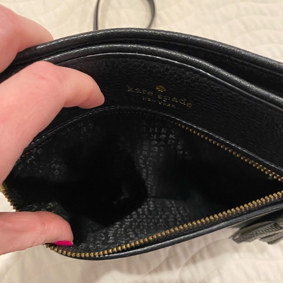 Kate Spade black leather crossbody - Picture 2 of 10
